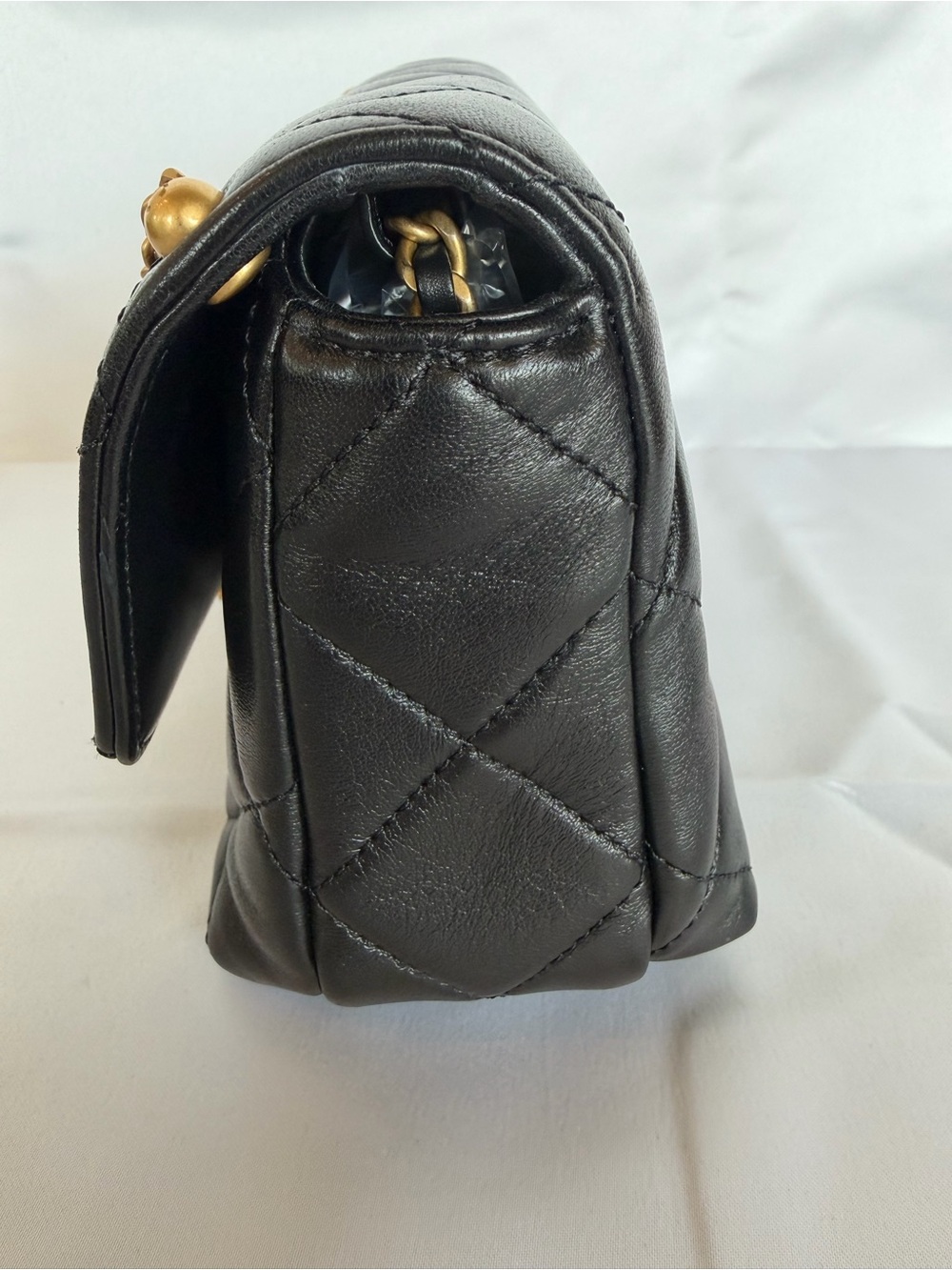 CHANEL 24A Black Lambskin Mini Flap Chanel CC Turnlock Full Set Microchipped - Picture 9 of 16